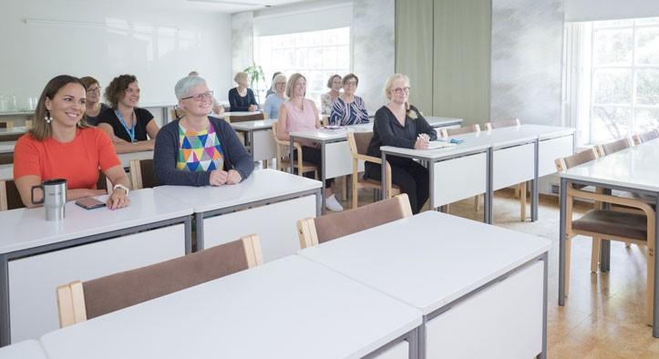 Koulutustila Kesä luokkamuodossa