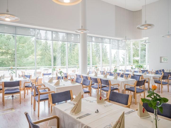 ravintolasalin takaosa Sylvin Sali UKK-instituutti