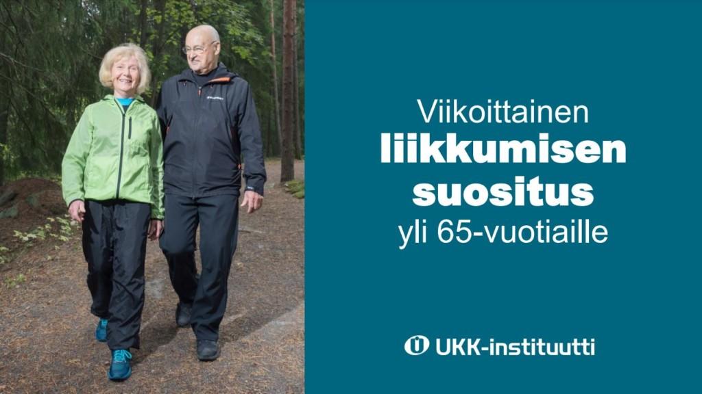 Yli 65-vuotiaiden Liikkumisen Suositus -esitysmateriaali - UKK-instituutti