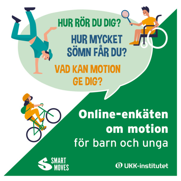 Online-enkäten om motion för barn och unga.