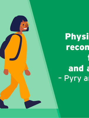 Physical activity recommendation for children and adolescents – Pyry and Aida’s day.