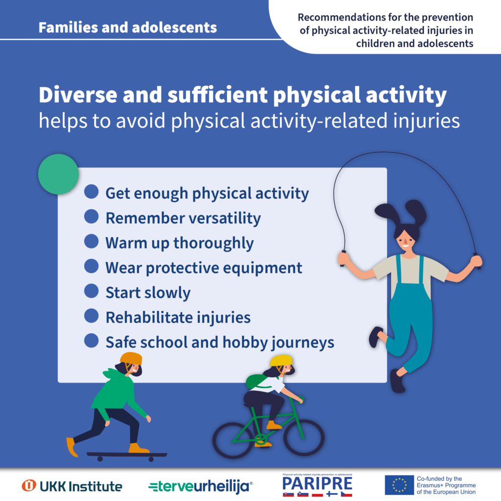 PHYSICAL ACTIVITY-RELATED INJURIES
PREVENTION IN ADOLESCENTS.