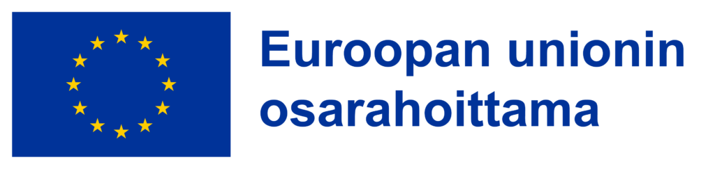 Euroopan unionin logo ja teksti: Euroopan unionin osarahoittama.